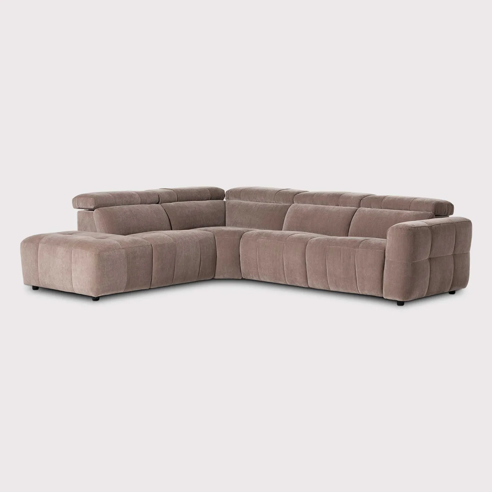 Rochester Lhf Corner Sofa, Neutral Fabric | Barker & Stonehouse
