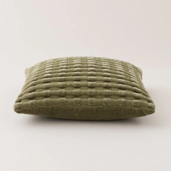 Velvet Looped Square Cushion 4