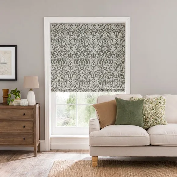Alora Chenille Thermal Roman Blind 1