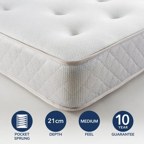Fogarty Just Right Memory Foam 1000 Pocket Sprung Hybrid Mattress