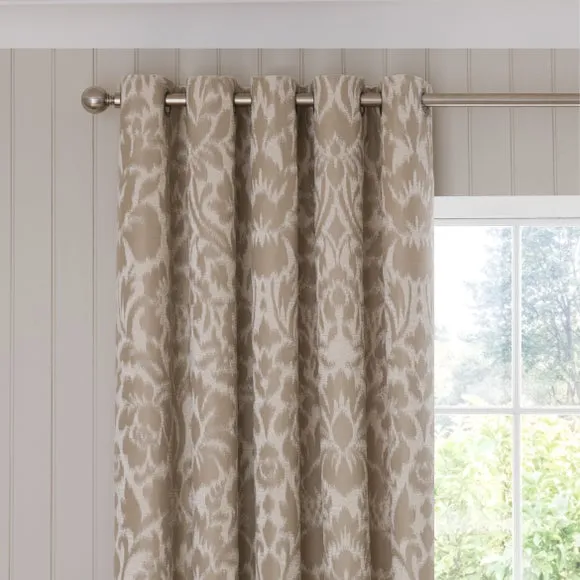 Clemency Chenille Eyelet Curtains 1