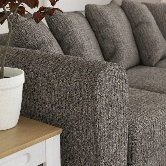 Blake Multi Weave Corner Chaise Sofa 4
