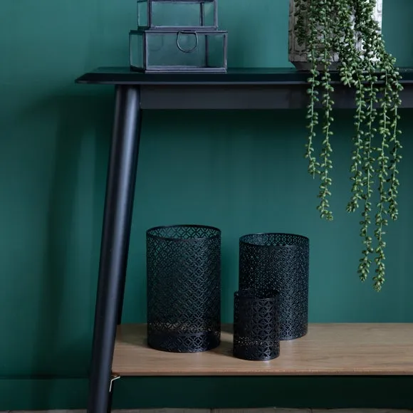 Cedar & Sage Napa Console Table, Black 2