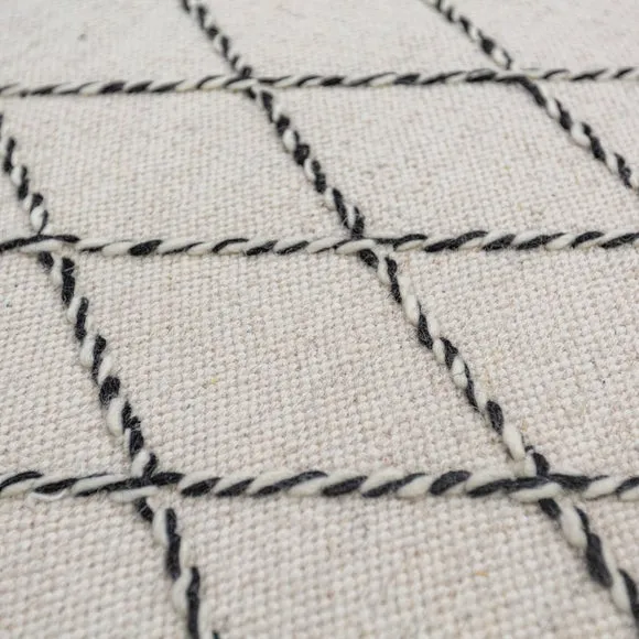 Seb Diamond Wool Rug 2