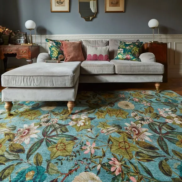 Clarke and Clarke Passiflora Washable Rug 6