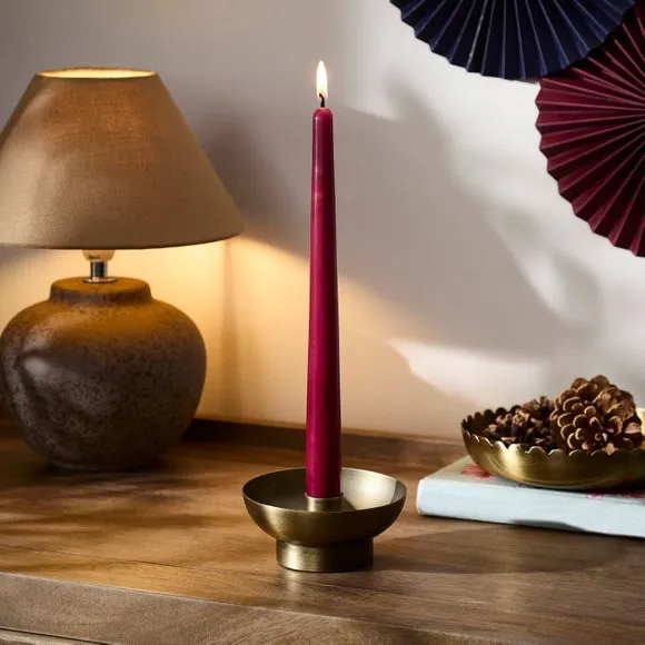 Gold Taper Candle Holder