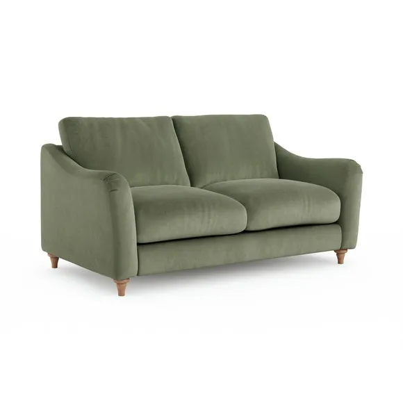Hattie Matte Plush Velvet 2 Seater Sofa 6
