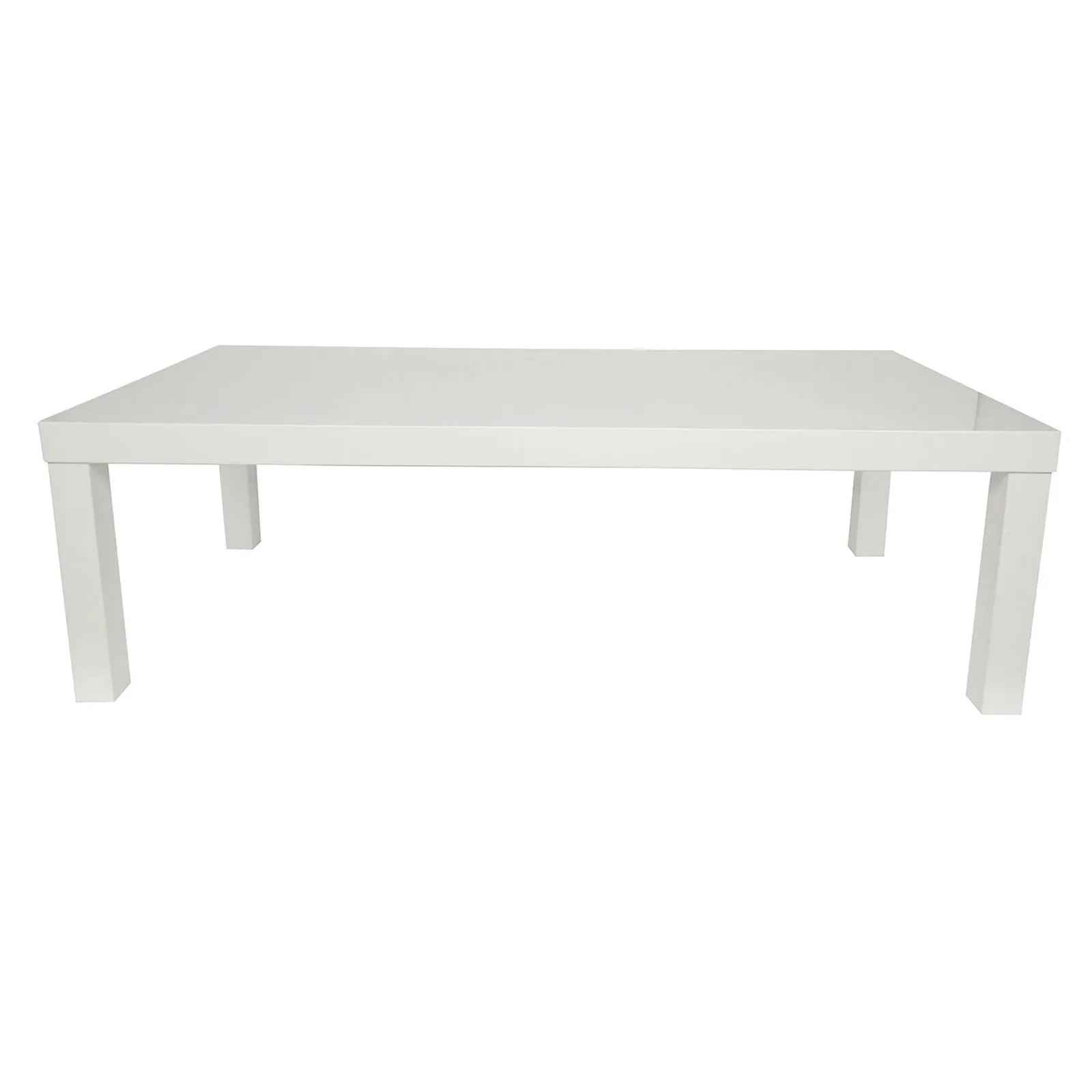 Puro High Gloss Wooden White Coffee Table White