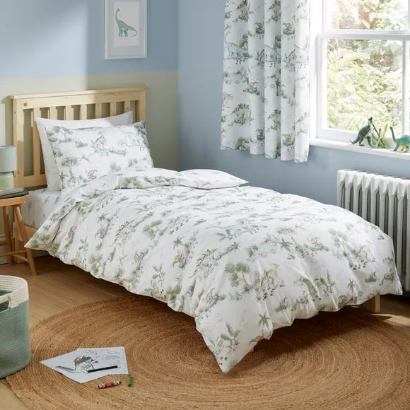 Roar and Explore 100% Cotton Quilt Cover and Pillowcase Set 1