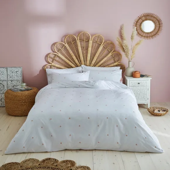 Maeva Tile Print Duvet Cover and Pillowcase Set 2