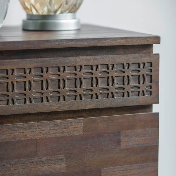 Baytown Retreat 4 Drawer Chest, Dark Wood 4