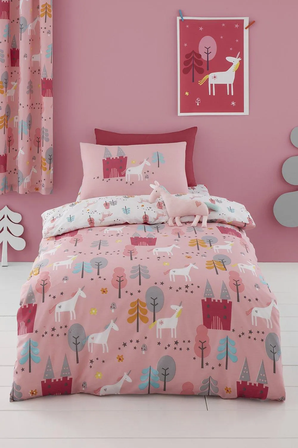 Unicorn Land Single Duvet Set