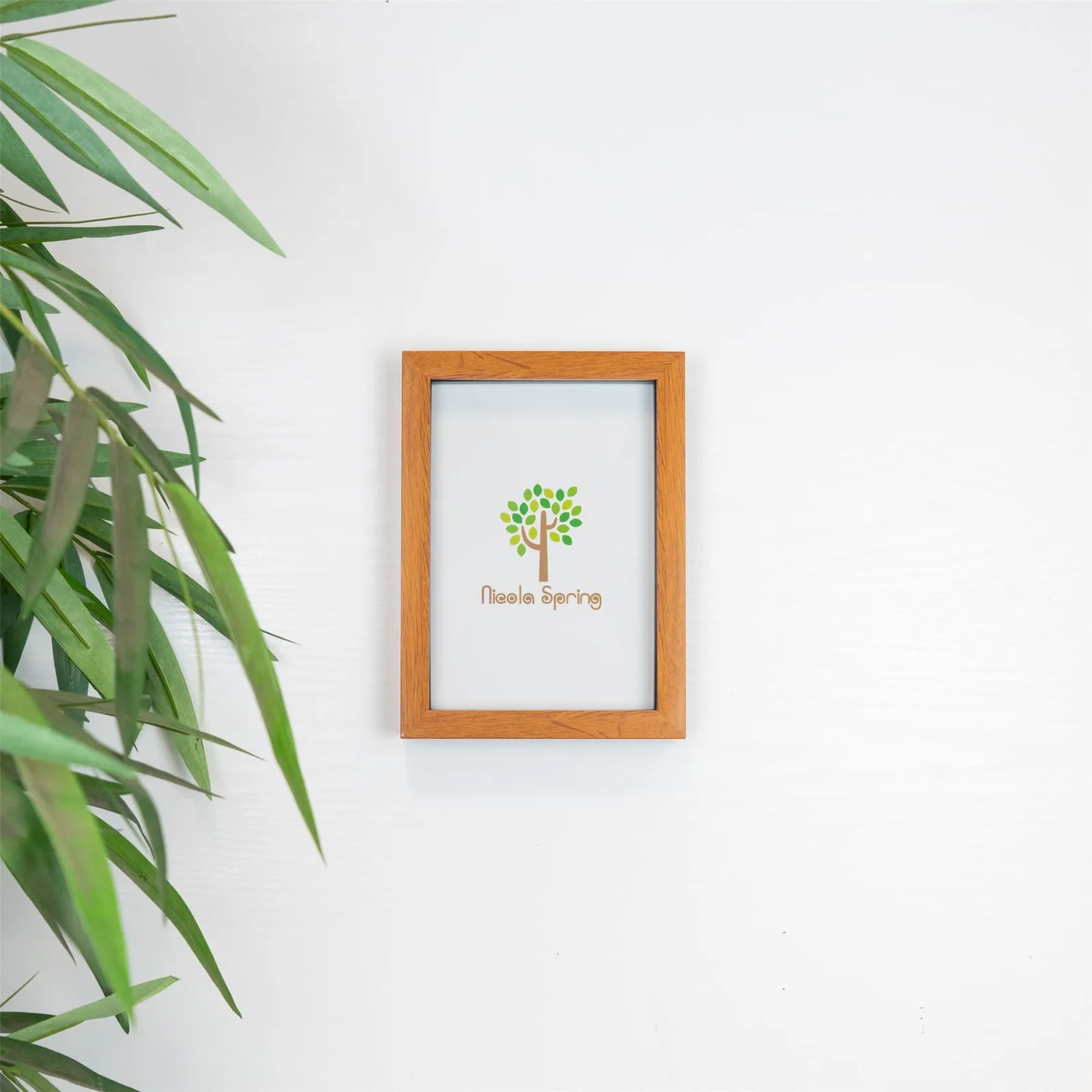Nicola Spring 3D Box Photo Frames - A5 (6 x 8") - Pack of 2 in Dark Brown 5