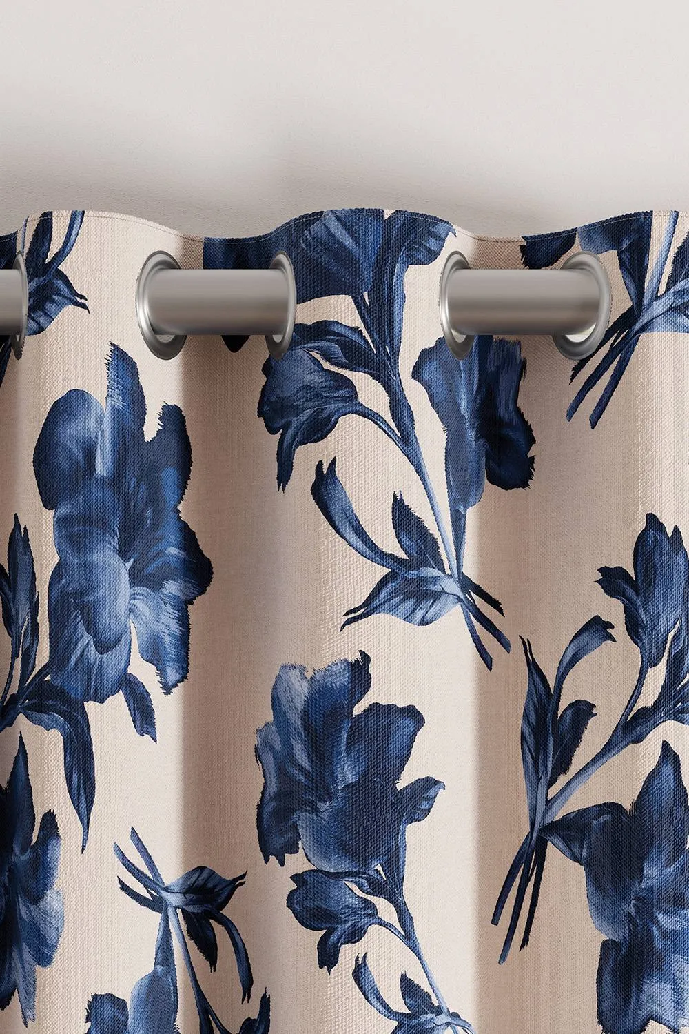Ted Baker 'Midnight Garden' Lined Curtains in Blue 2
