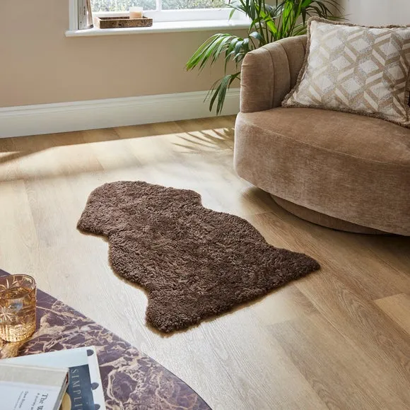 Curly Single Sheepskin Rug 1