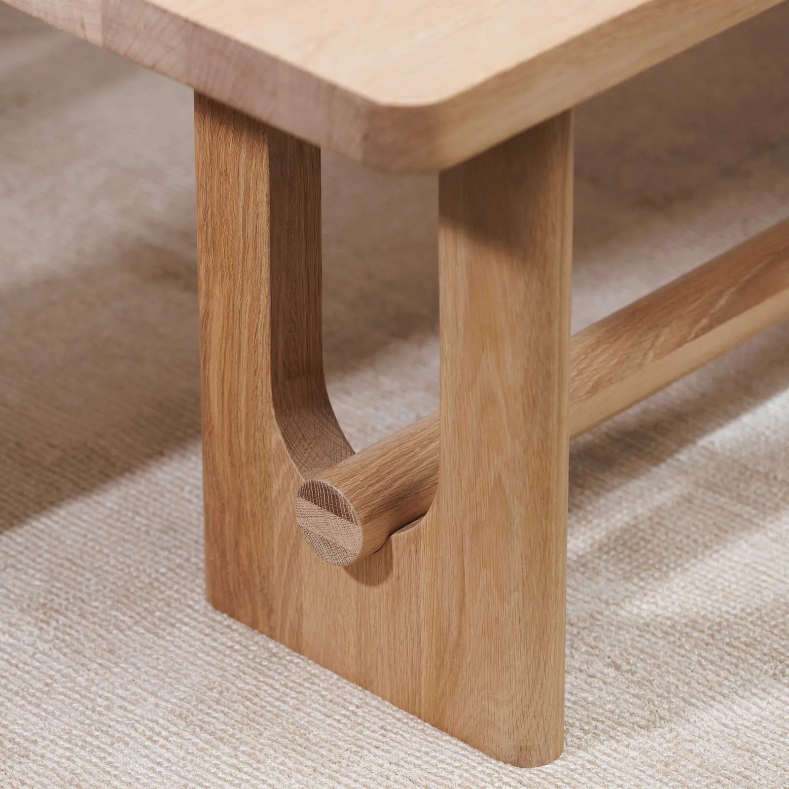 Olav Dining Bench 186Cm, Brown Oak | W186cm | Barker & Stonehouse 2