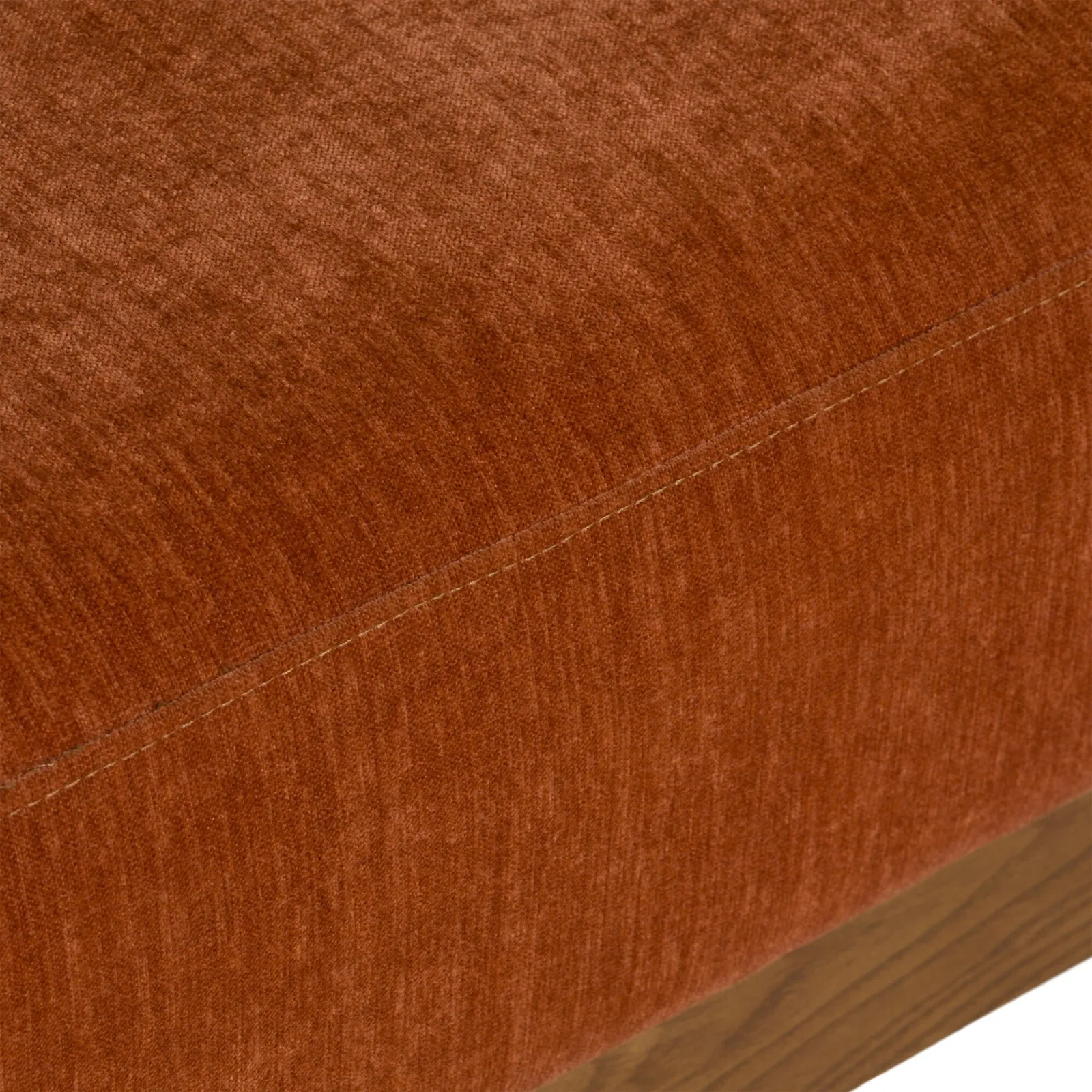 Ambrosio Accent Armchair, Orange Fabric | Barker & Stonehouse 6