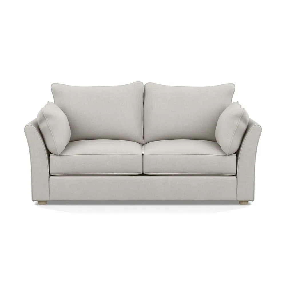 Heal's Tailor 3 Seater Sofa Capelo Linen-Cotton Sea Salt Natural Beech Feet 1
