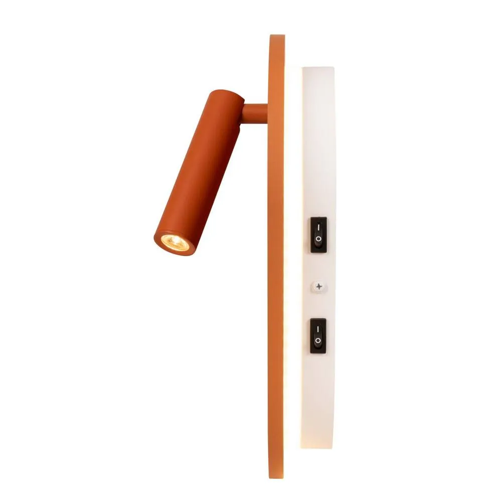 Netlighting Lucide CARMINO Wall light LED 1x12W 2700K Terracotta | Essential 4