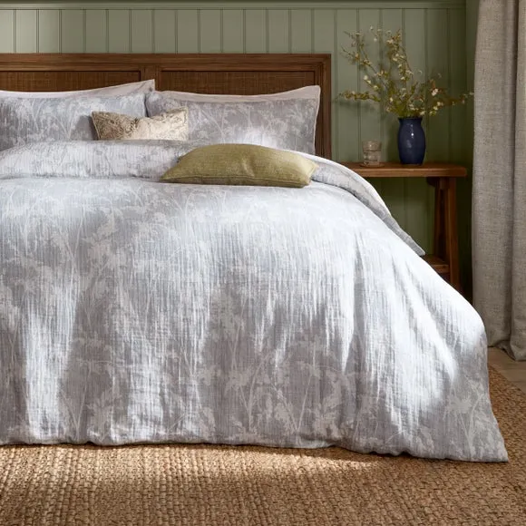Voyage Braeflower 100% Cotton Muslin Duvet Cover & Pillowcase Set 5