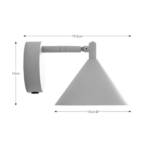 Edited Life Industrial Rechargeable Touch Dimmable LED Wall Light 6