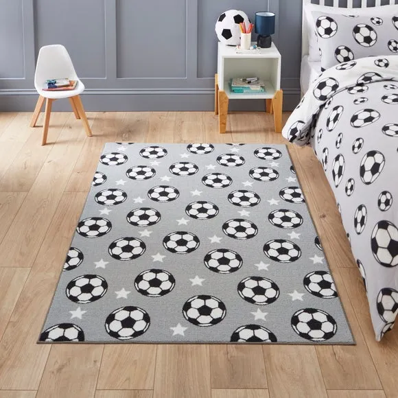 Catherine Lansfield Kids Football Stars Rug