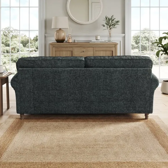Flori Chunky Chenille 3 Seater Sofa 3