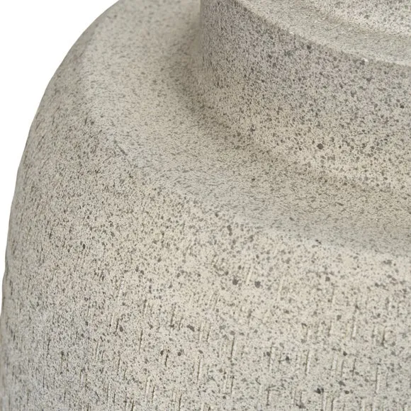 Pacific Lifestyle Raj Hammered Metal Urn Shaped Lamp Base and Lino Linen Lampshade 6