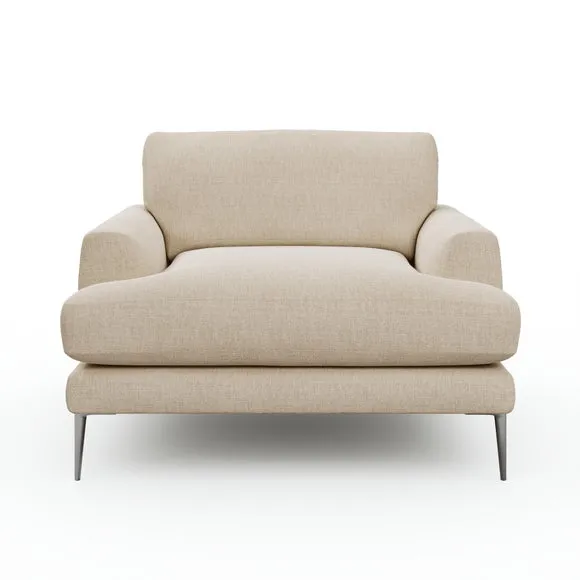 Lawson Chunky Tonal Weave Snuggle Chair 6