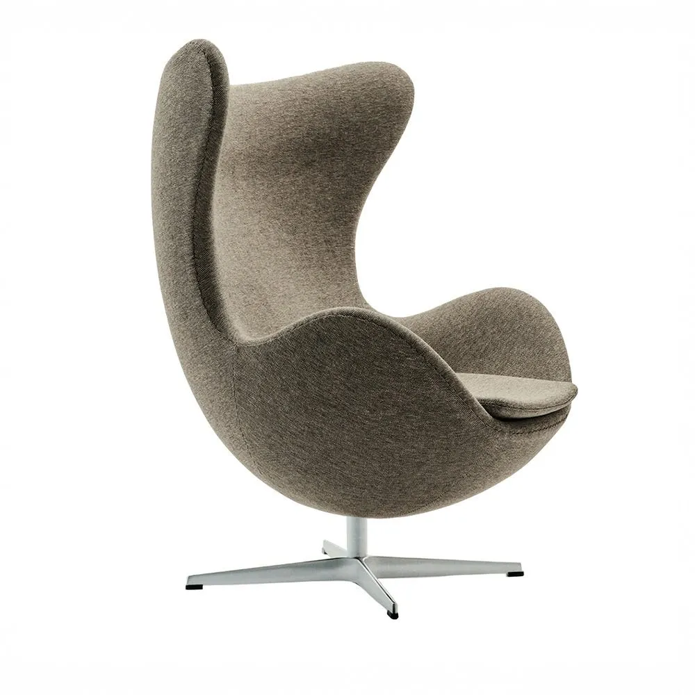 Fritz Hansen Egg Chair Clay 009 Brushed Alu Base 3