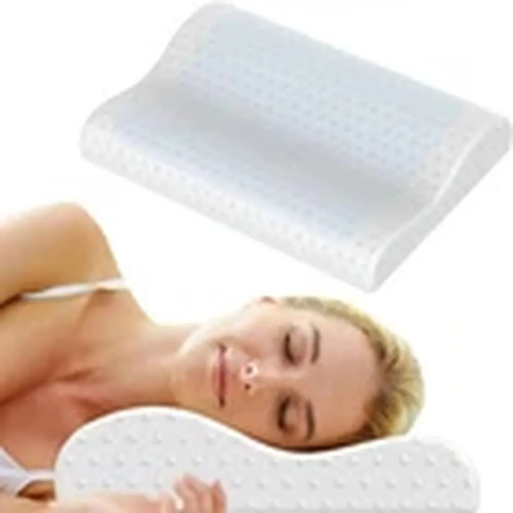 EONLION Gel Memory Foam Cervical Pillow Orthopedic Neck Back Support in White