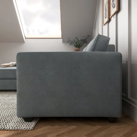 Claude Tonal Chenille Corner Chaise Sofa 4