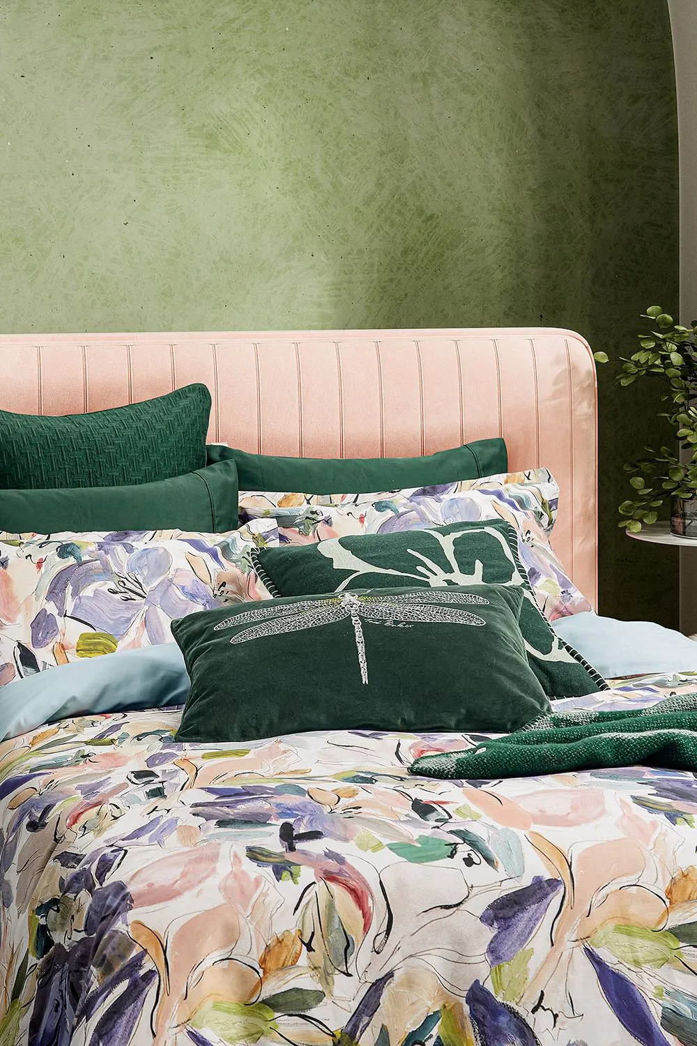 Ted Baker 'Magnolia Art Print' Cotton Sateen Duvet Cover Set 2