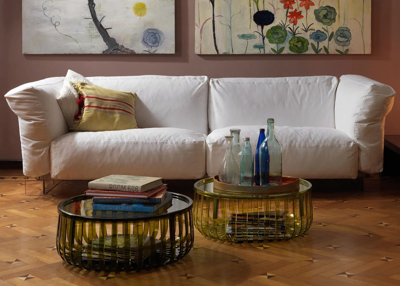 Kartell Panier Table Green 2