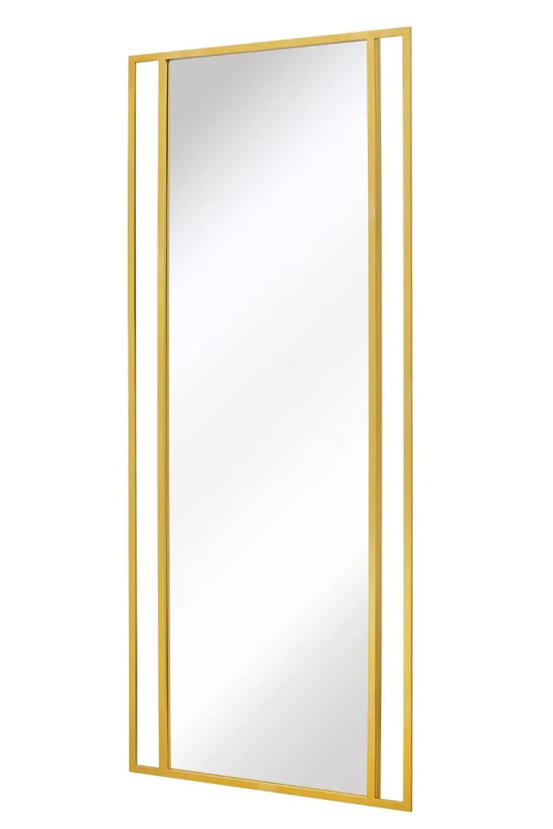 MirrorOutlet Gold Modern Wall & Leaner Mirror 71" X 31" (180 x 80CM) 4