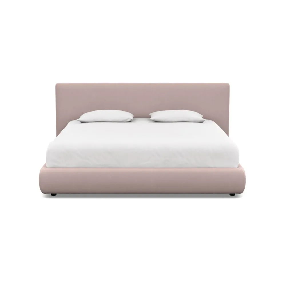 Heal's Alba Bed Super King Siena Cotton Dusky Pink 1