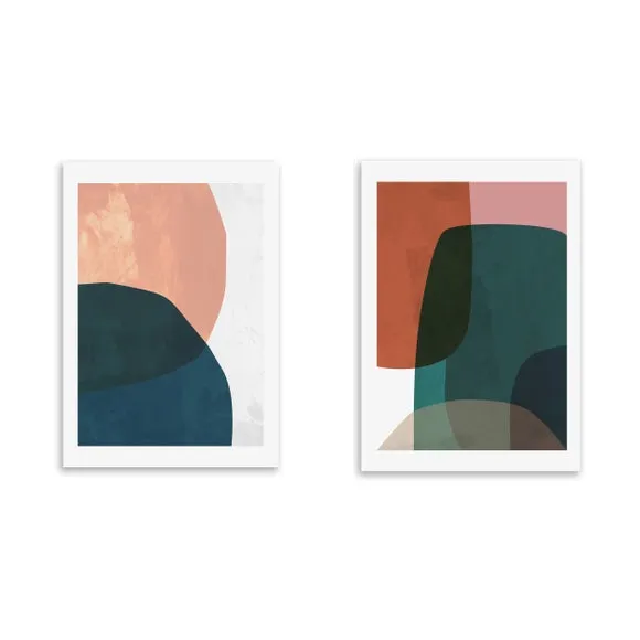 Set of 2 East End Prints Contrast Prints 2