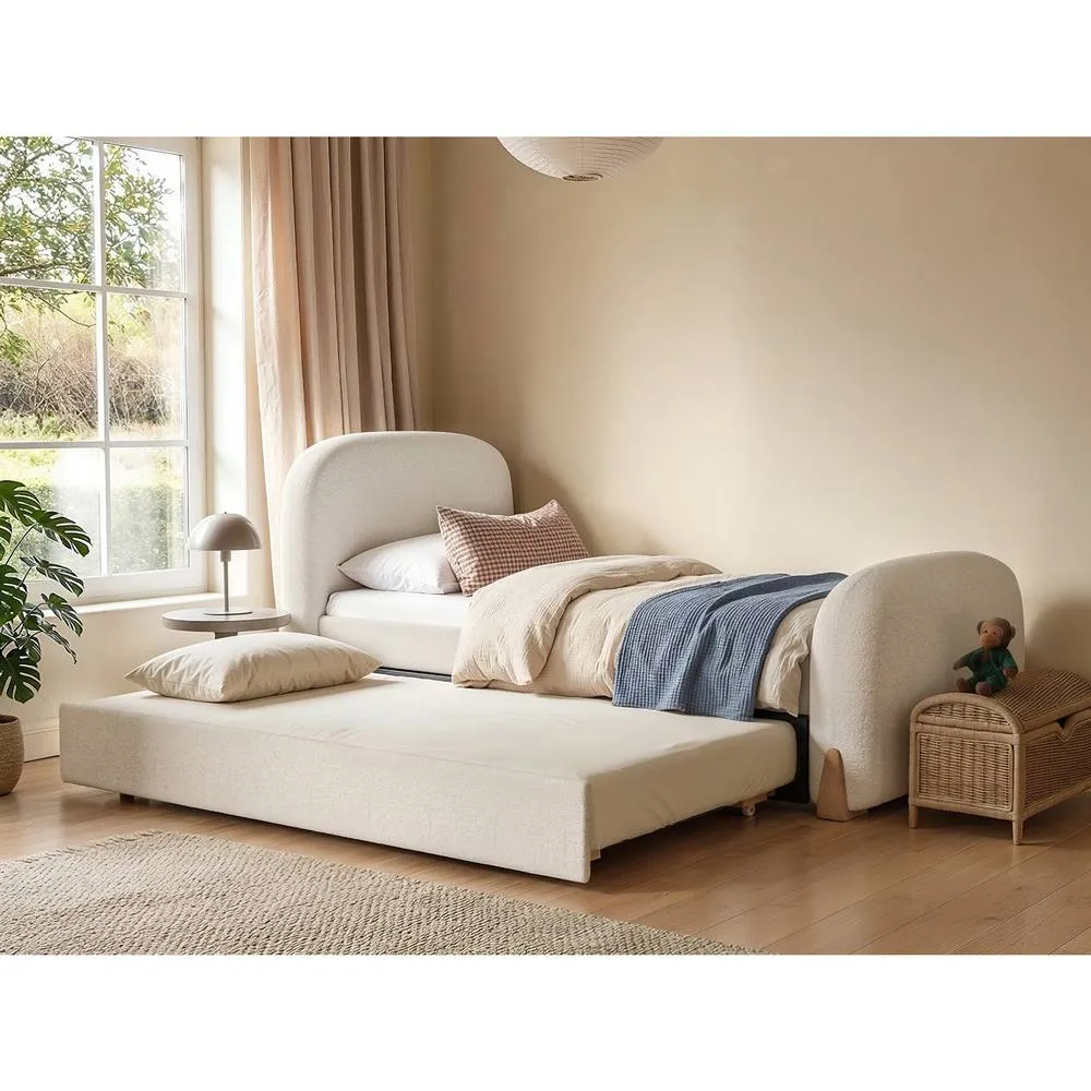 Flair Ines Day Bed with Trundle Cream