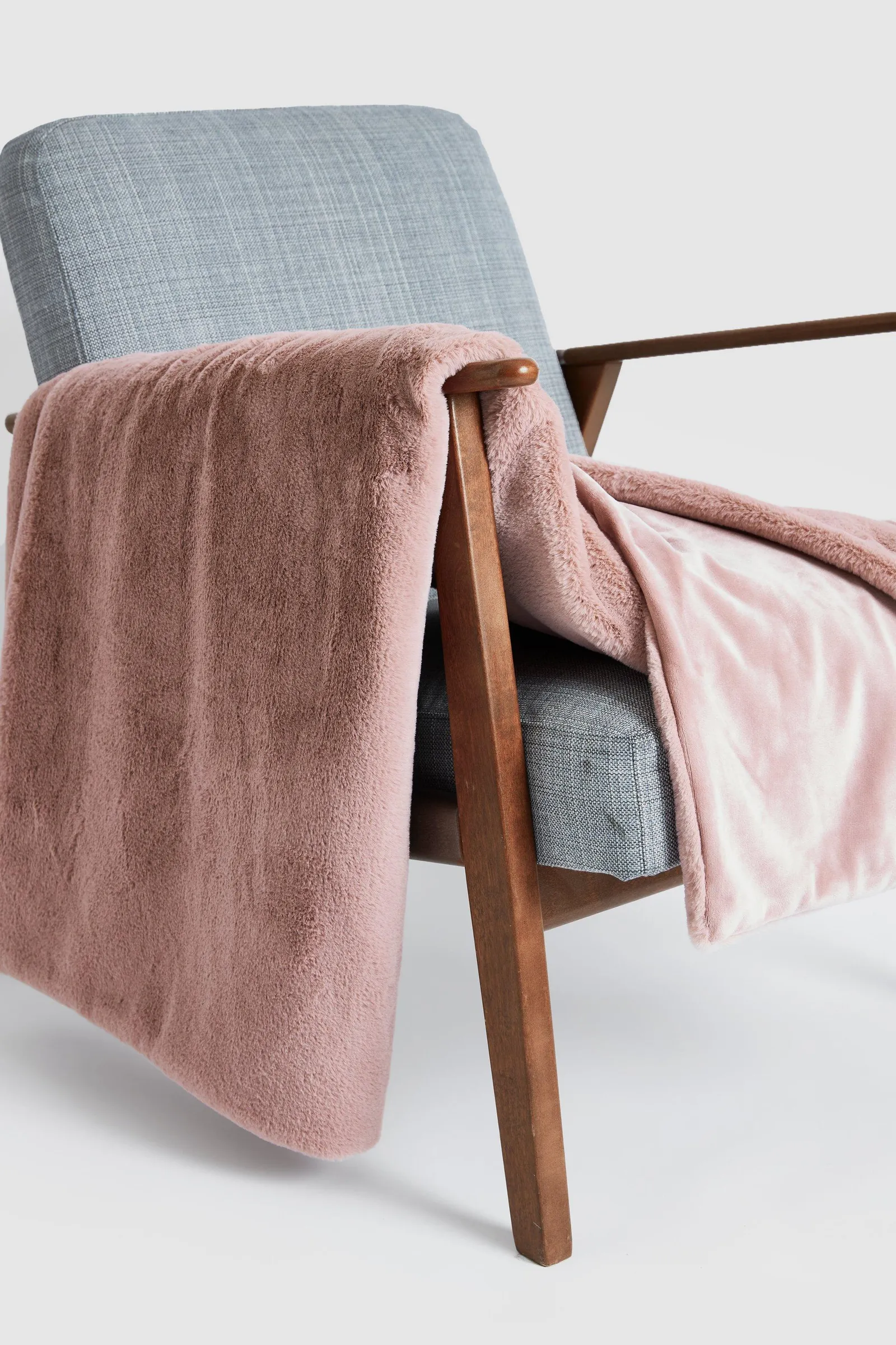 Faux Fur Throw