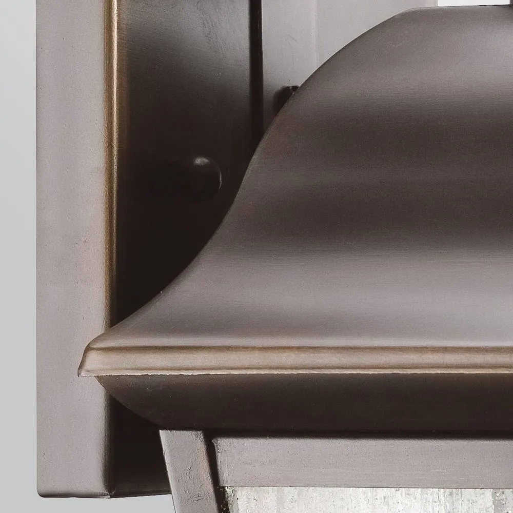 Netlighting Mount Vernon Small Wall Lantern Old Bronze IP44 in Brown 6