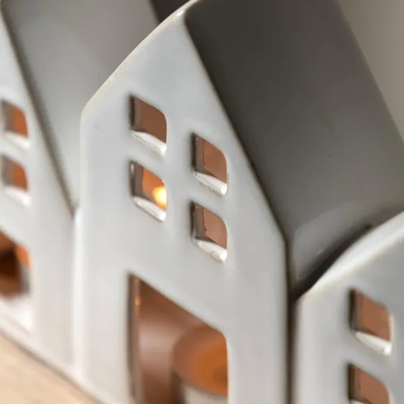 Cedar & Sage Ceramic Cosy Homes Tealight Holder 2
