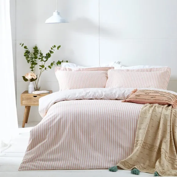 Yard Hebden Reversible 100% Cotton Duvet Cover & Pillowcase Set 1
