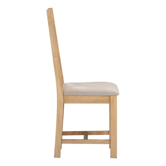 Windsor Set of 2 Cross Back Dining Chairs 4