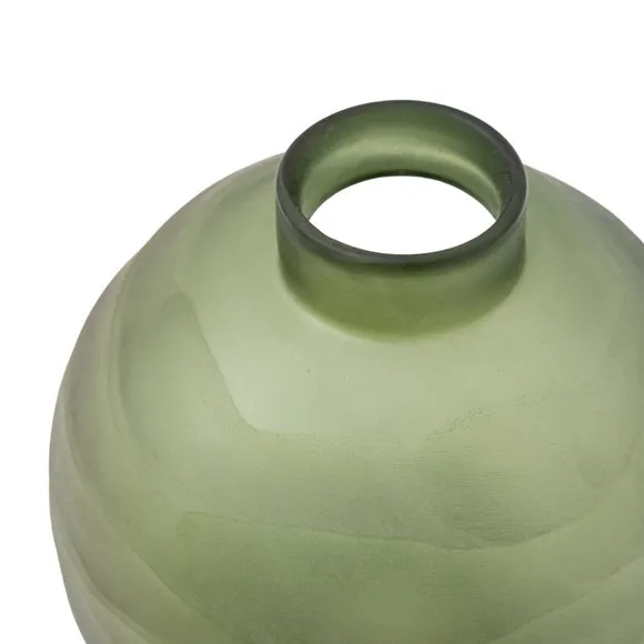 Cedar & Sage Bevelled Glass Globe Vase 3