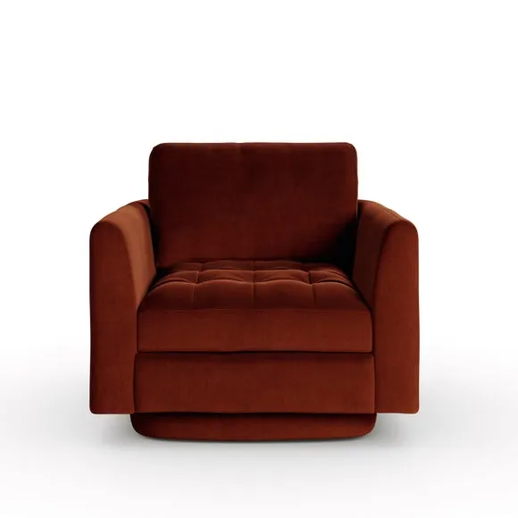 Max Velvet Swivel Chair 5