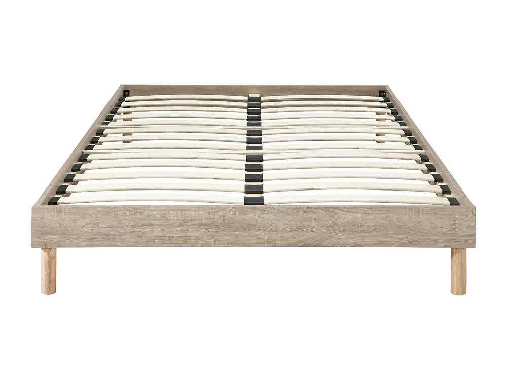 Vente-unique Slatted Bed Base - 160 X 200 Cm - Light Natural - MUCHIGAN By YSMÉE in Light Oak 5