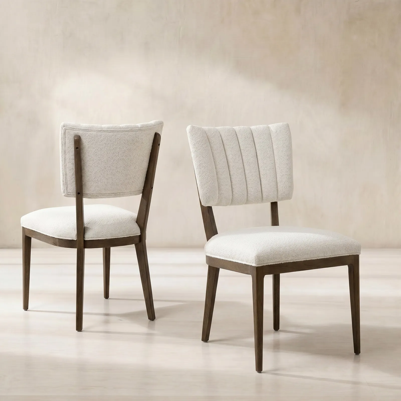 Mariposa Dining Chair W51X60X91, White Oak | Barker & Stonehouse