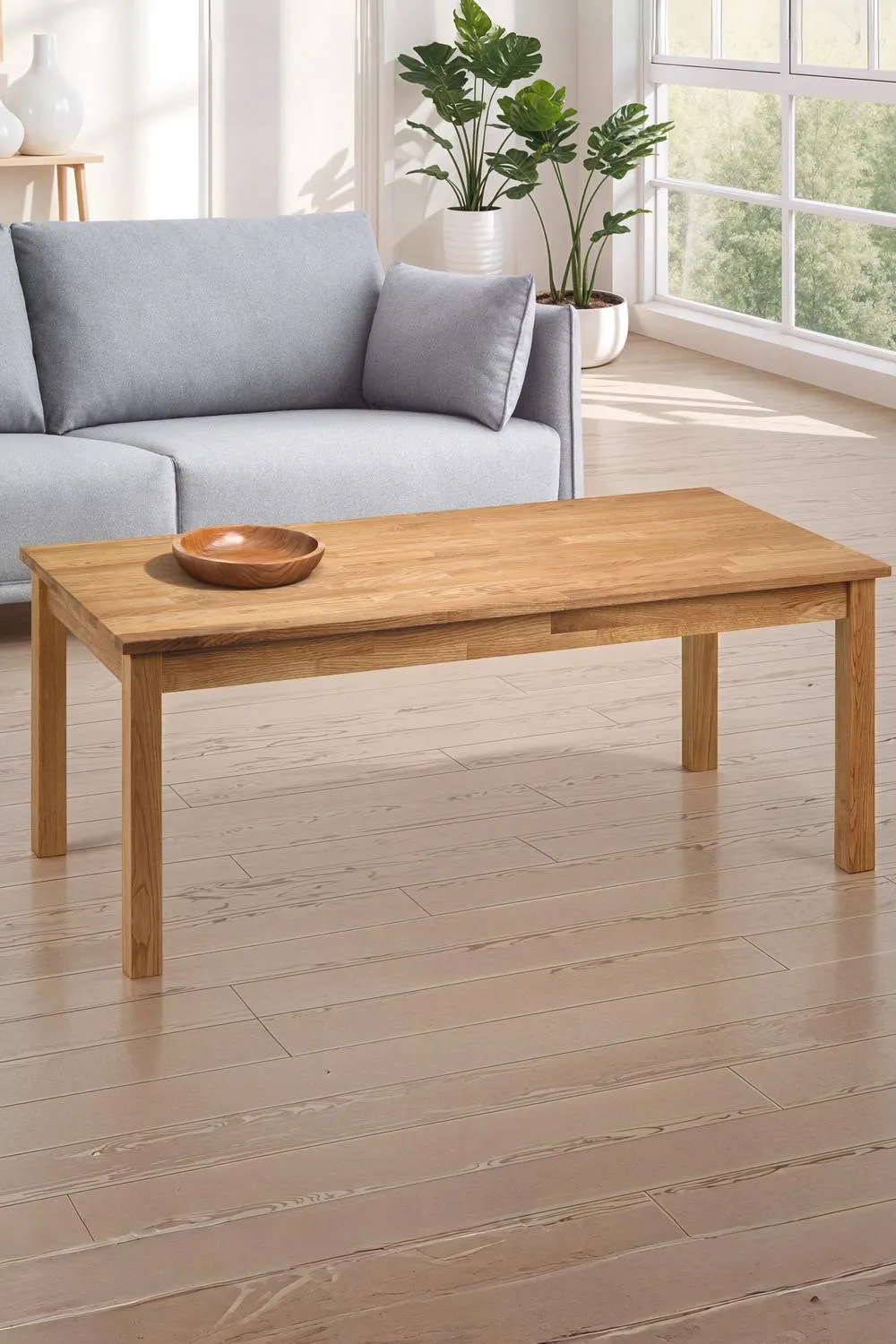 Julian Bowen Coxmoor Rectangular Coffee Table in Light Oak 1