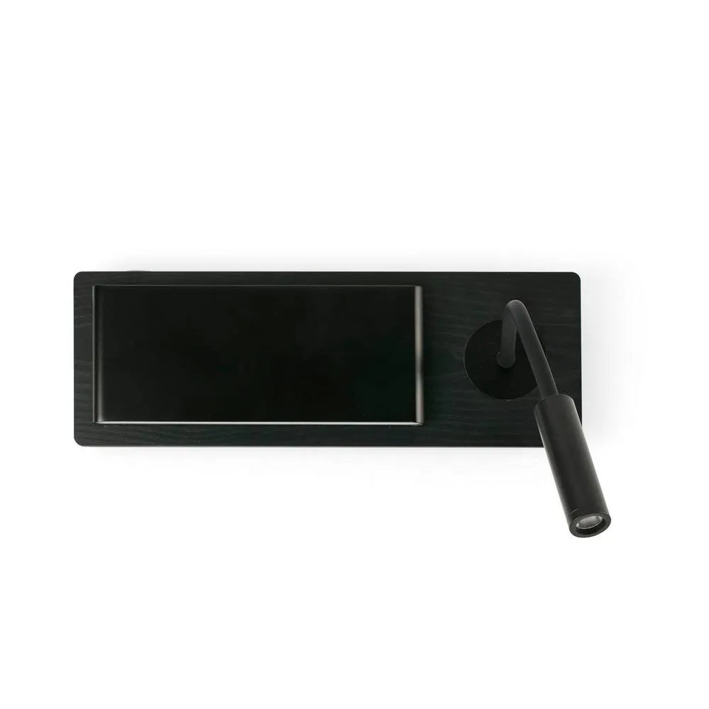 Netlighting Mood Wall Lamp With Reading Light Black 3000K