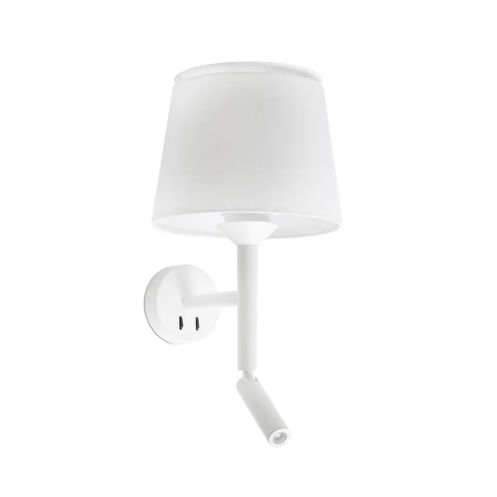 Netlighting Savoy Reading Light Wall Light White E27